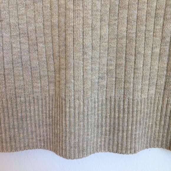 Merona Beige Ribbed Sweater - Picture 3 of 5